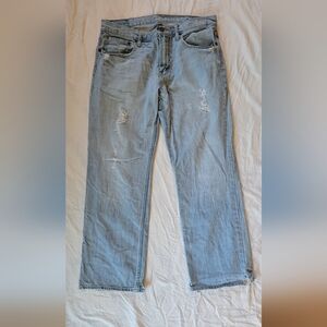 American Eagle Outfitters Light Blue Distressed Jeans